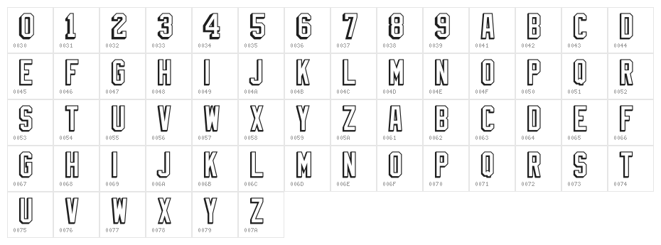 NHL Edge New York Rangers Outline Character Map