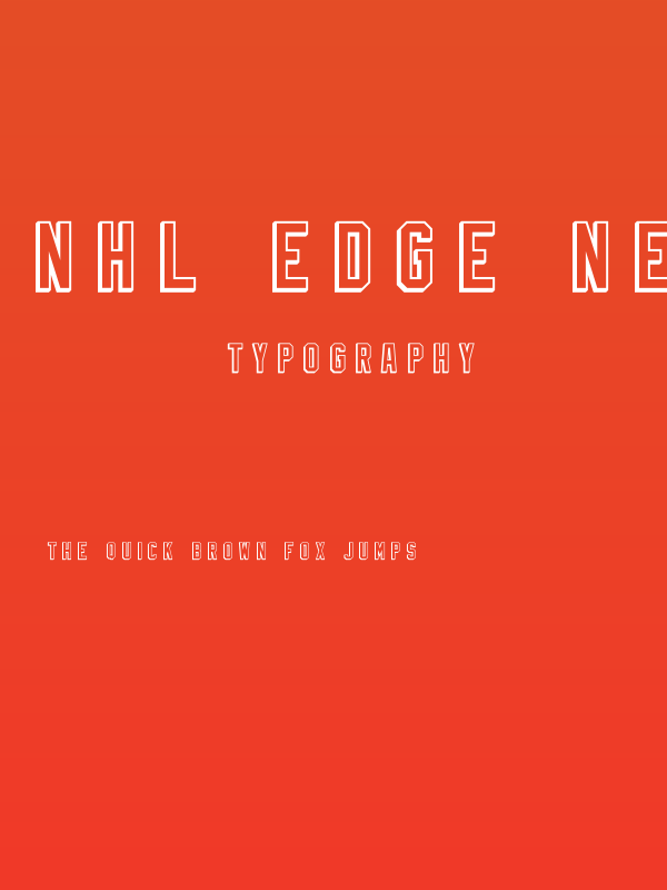 NHL Edge New York Rangers Outline Poster