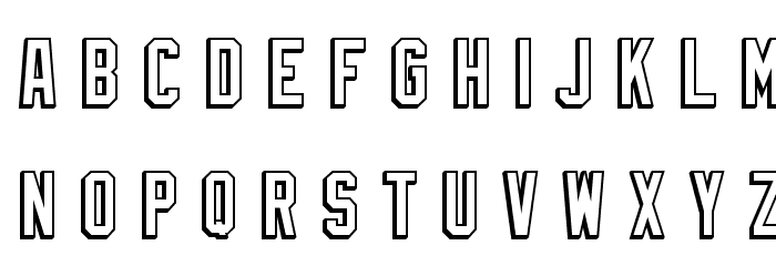 NHL Edge New York Rangers Outline Font LOWERCASE