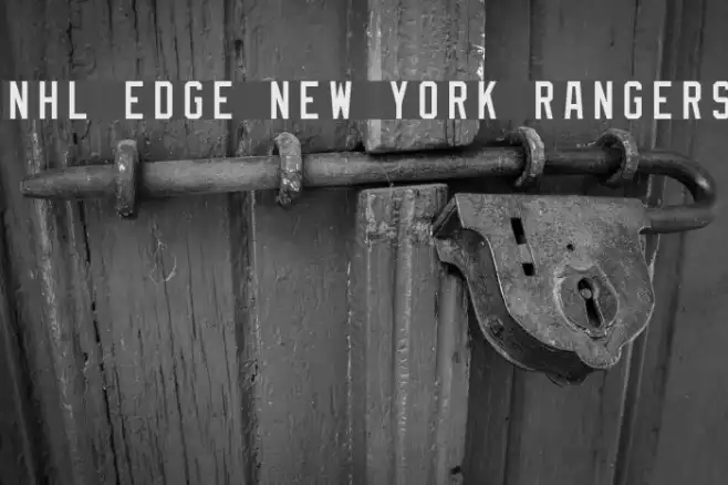 NHL Edge New York Rangers Example 1
