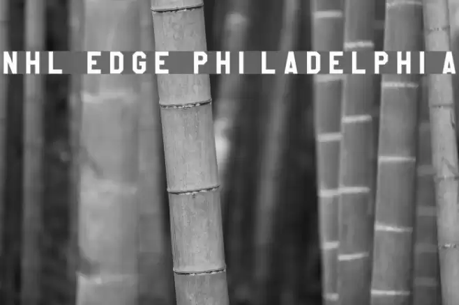 NHL Edge Philadelphia Font examples