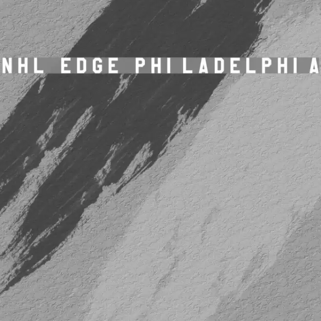 NHL Edge Philadelphia Font examples