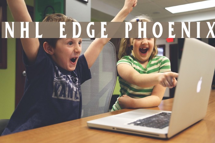 NHL Edge Phoenix Font examples