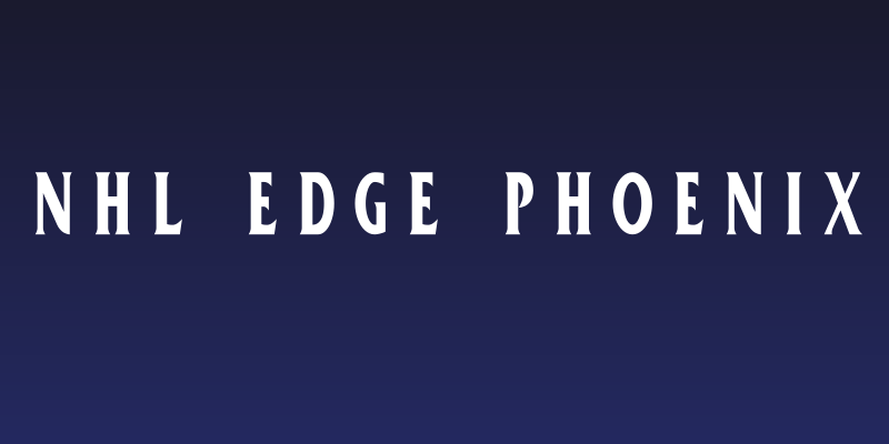 NHL Edge Phoenix Social Header
