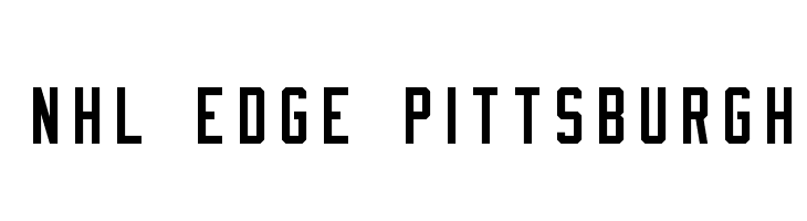 NHL Edge Pittsburgh Font