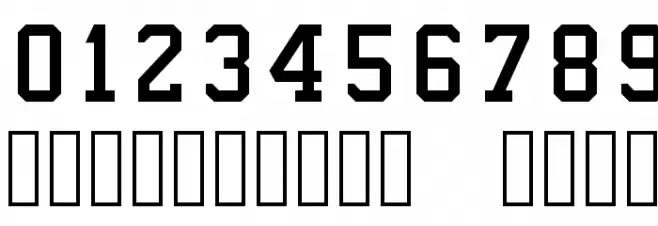 NHL Edge Pittsburgh Font OTHER CHARS