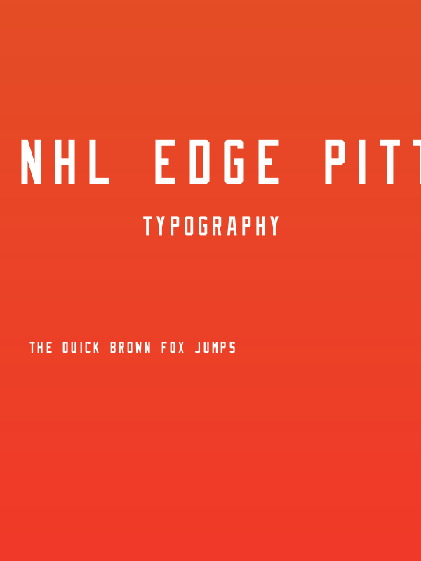 NHL Edge Pittsburgh Poster