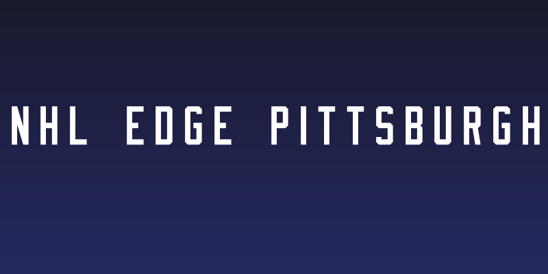 NHL Edge Pittsburgh Social Header
