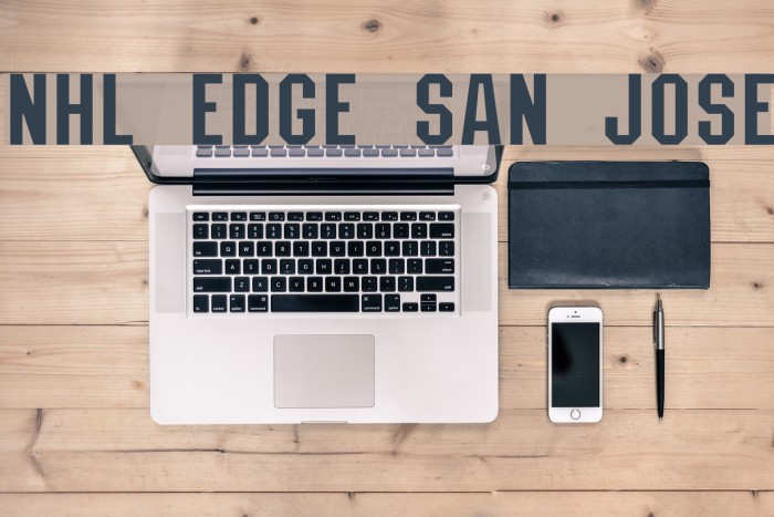 NHL Edge San Jose Font examples