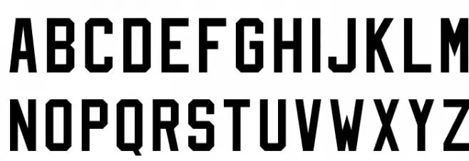NHL Edge St Louis Schriftart Groß
