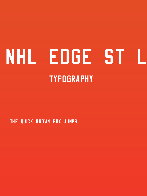 NHL Edge St Louis Poster