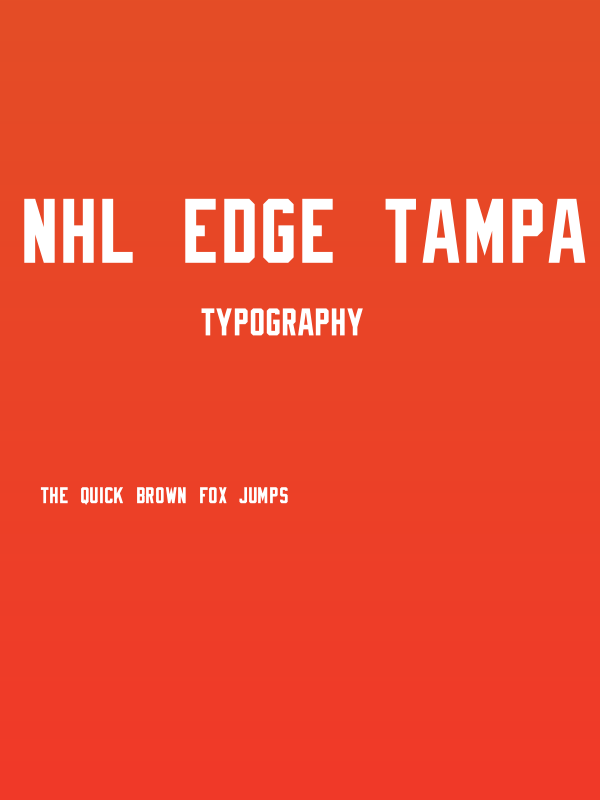 NHL Edge Tampa Bay Poster