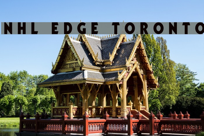 NHL Edge Toronto Font examples