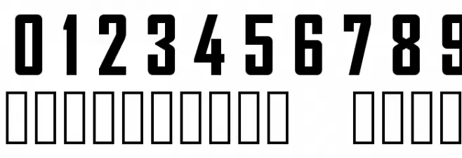 NHL Edge Vancouver Font OTHER CHARS