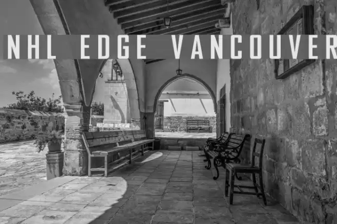 NHL Edge Vancouver Font examples