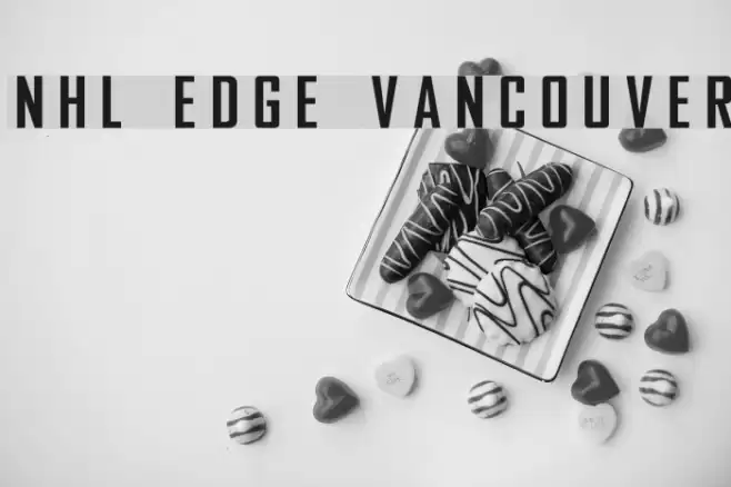 NHL Edge Vancouver Font examples