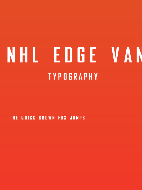 NHL Edge Vancouver Poster
