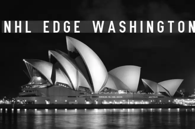 NHL Edge Washington Font examples