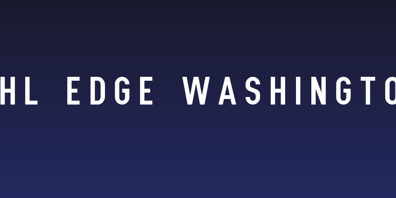 NHL Edge Washington Social Header