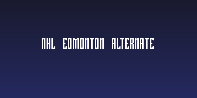 NHL Edmonton Alternate Social Header