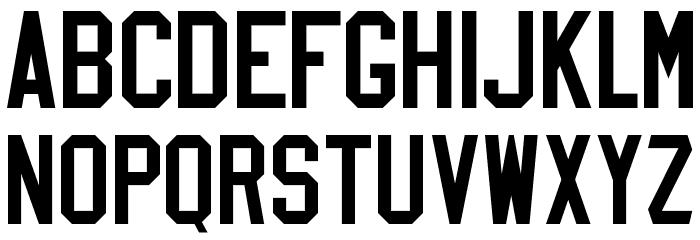 NHL Edmonton Font LOWERCASE