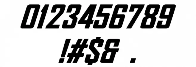 NHL Flames Font OTHER CHARS