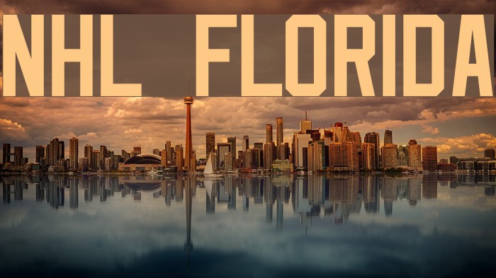 NHL Florida Font examples