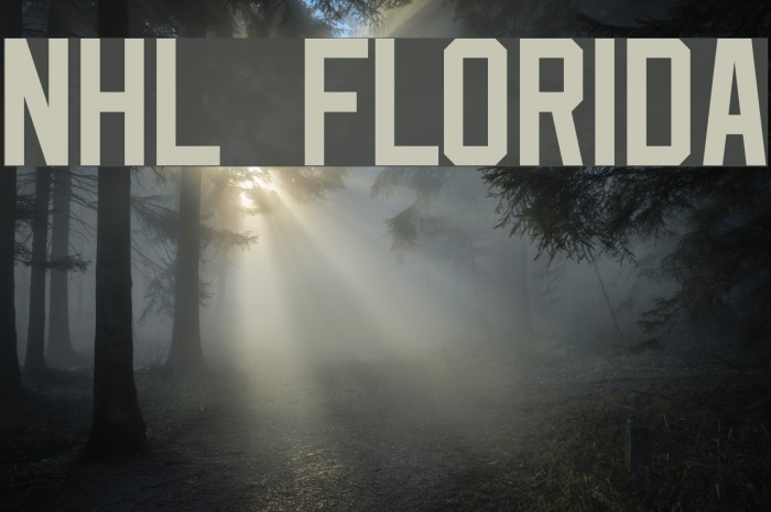NHL Florida Font examples