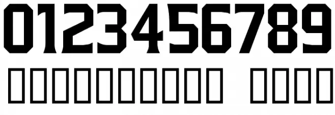 NHL Los Angeles Font OTHER CHARS
