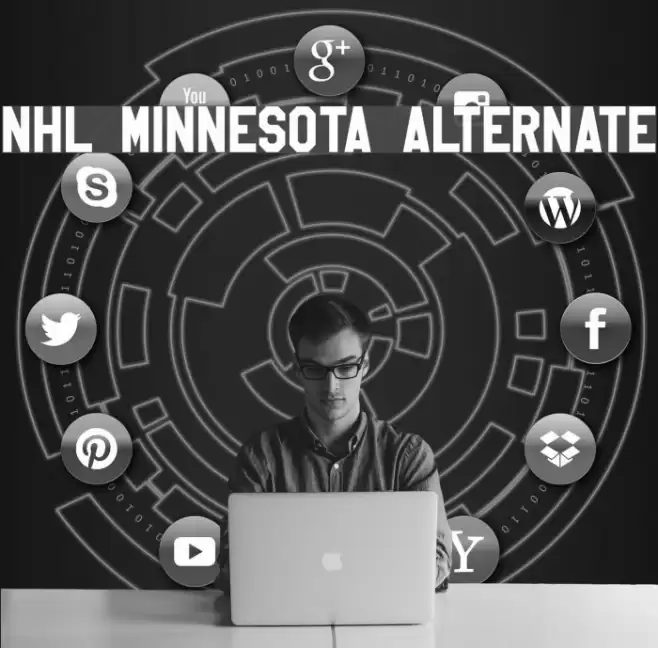 NHL Minnesota Alternate Font examples