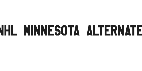 NHL Minnesota Alternate Logo