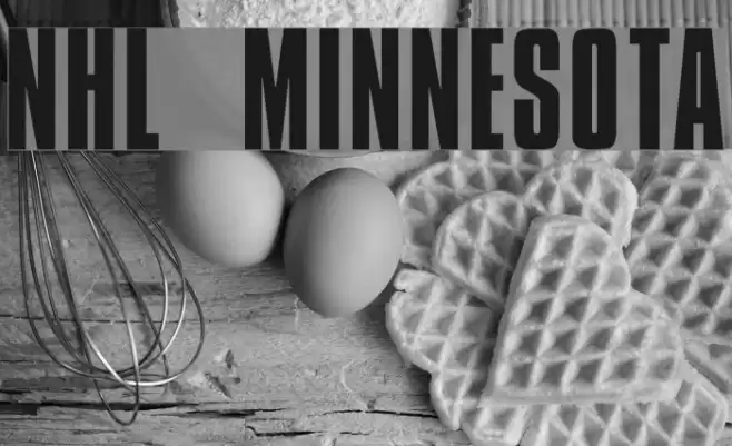 NHL Minnesota Font examples