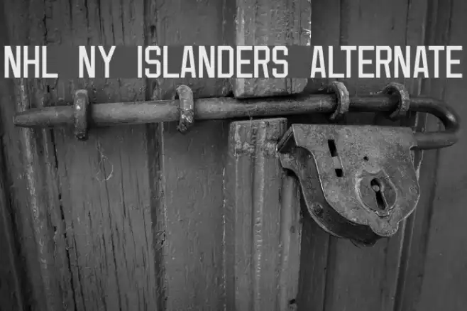NHL NY Islanders Alternate Example 3