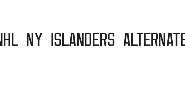 NHL NY Islanders Alternate Logo