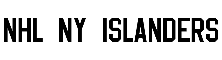 NHL NY Islanders Font