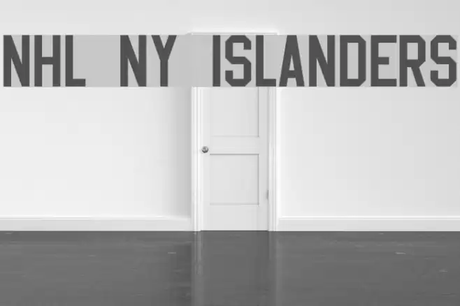NHL NY Islanders Font examples