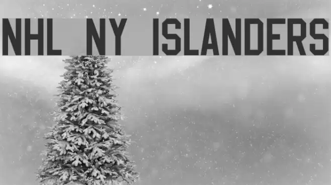 NHL NY Islanders Font examples