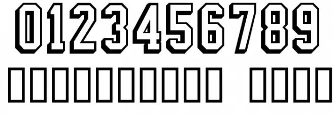 NHL NY Rangers Outline Font OTHER CHARS