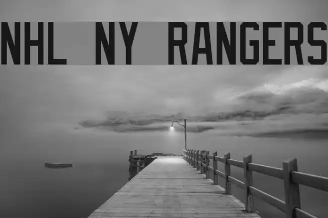 NHL NY Rangers Example 3