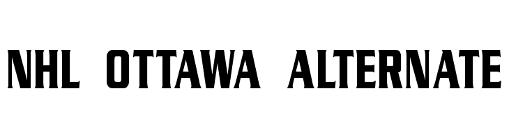 NHL Ottawa Alternate  baixar fontes gratis