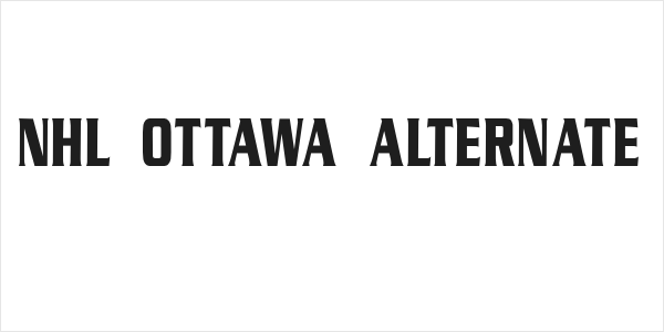 NHL Ottawa Alternate Logo
