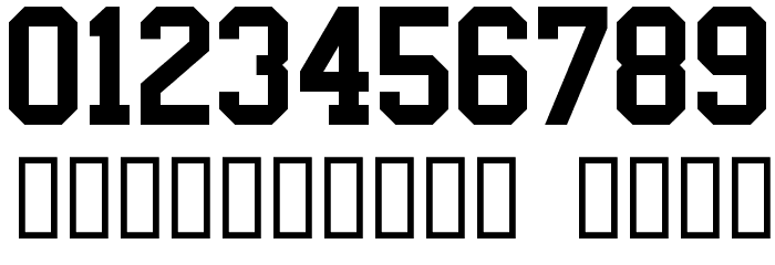 NHL Ottawa Font OTHER CHARS