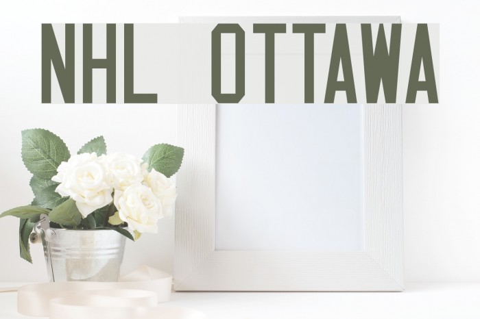 NHL Ottawa Font examples