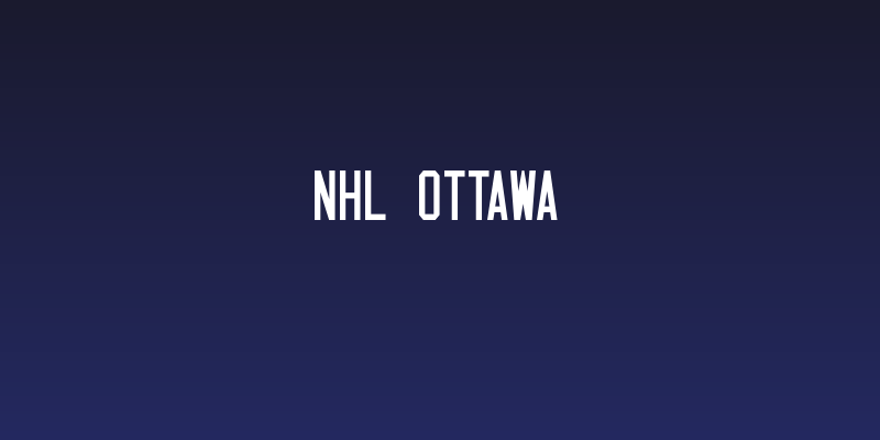 NHL Ottawa Social Header