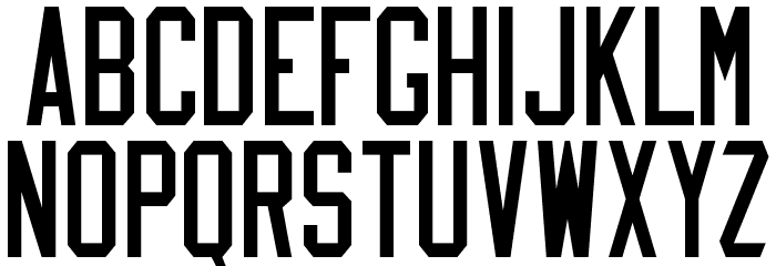 NHL Ottawa Font LOWERCASE