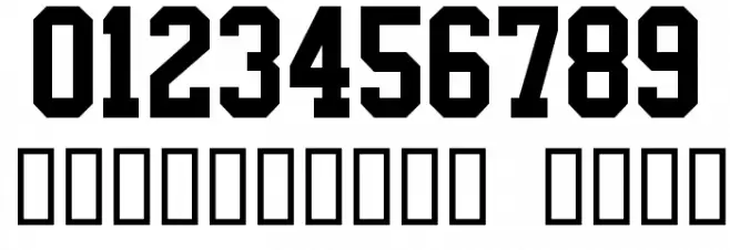 NHL Philadelphia Font OTHER CHARS