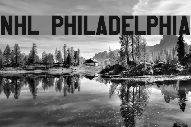 NHL Philadelphia Font examples