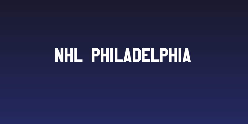 NHL Philadelphia Social Header