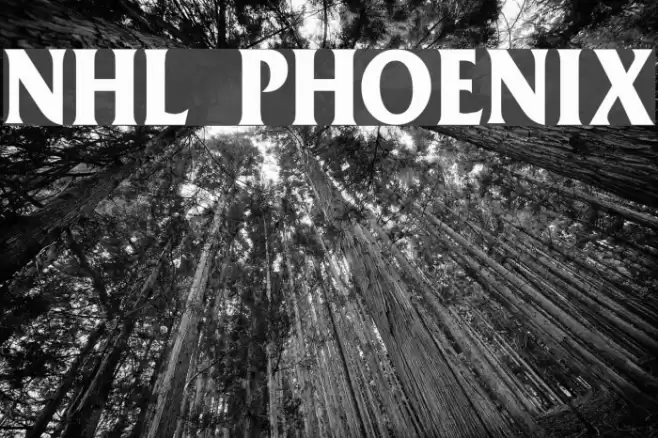 NHL Phoenix Font examples
