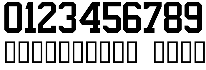 NHL Pittsburgh Font OTHER CHARS